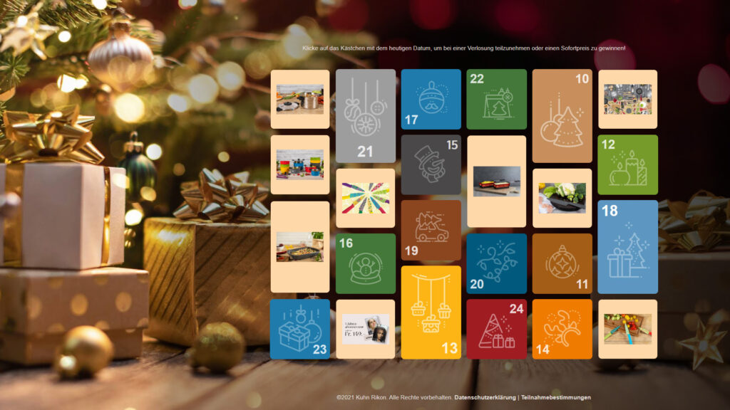 Kuhn Rikon Advent Calendar Game | Brame