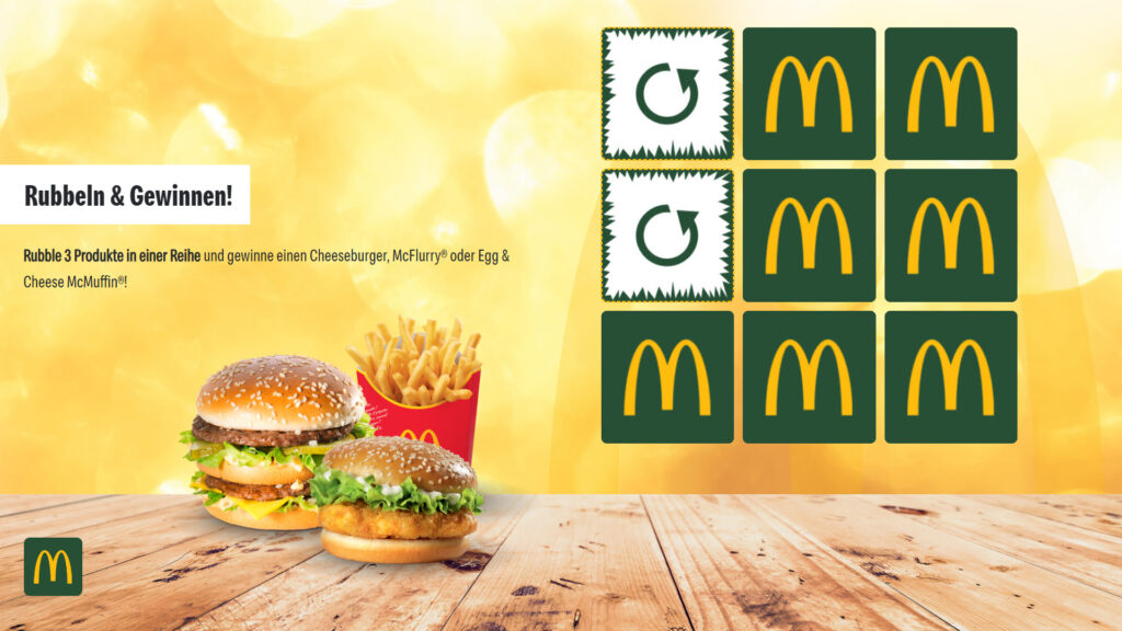 McDonald's Scratch Card Game | Brame