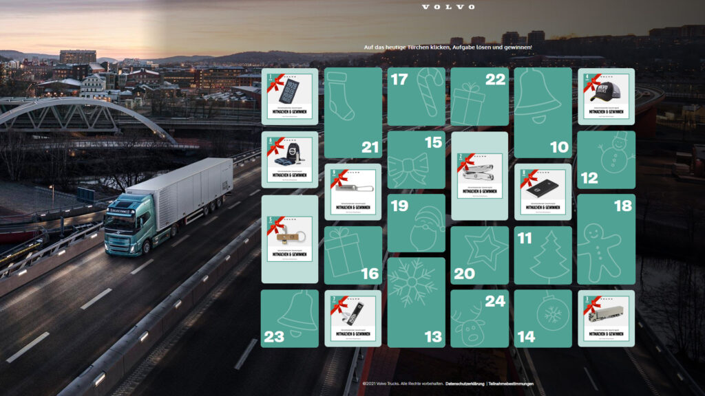 Volvo Advent Calendar | Brame
