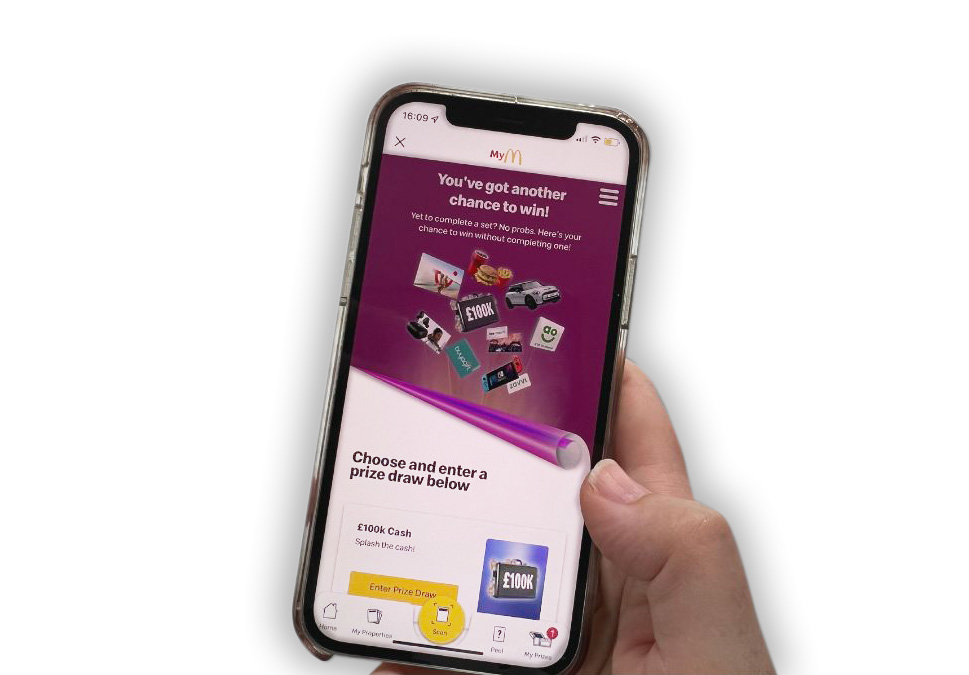 McDonald's Monopoly app campaign