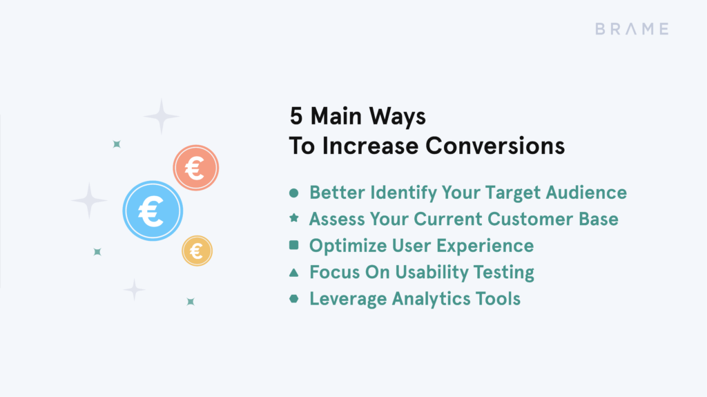 5 Main Ways To Increase Conversions | Brame